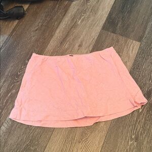 Free people linen mini skirt